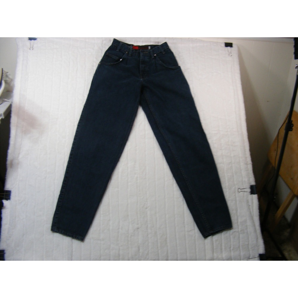 Levis SilverTab Loose Jeans Womens 29x42 Dark Wash Pleated 5-Pocket Denim